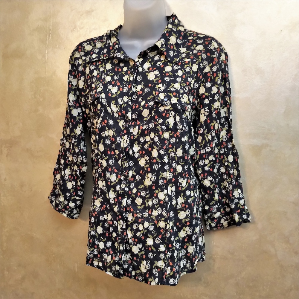 Old Navy Perfect Fit Blouse EUC L
